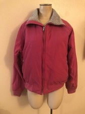 Woolrich Pink Mauve Coat Jacket Womens L Large Made USA