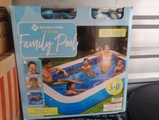 blue wave 3d inflatable family pool