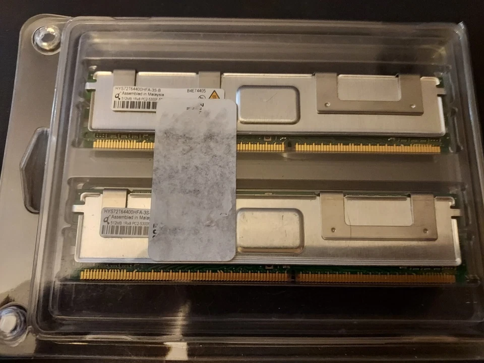 Qimonda HYS72T64400HFA-3S-B 512MB 1Rx8 PC2-5300 - Image 3 of 4