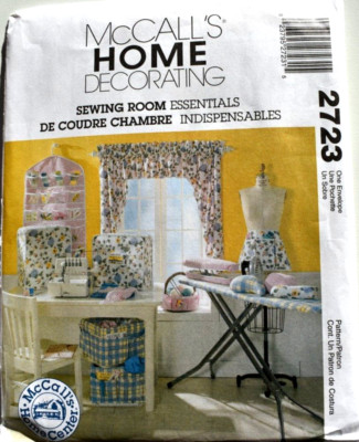 MCCALLS PATTERN 2723 SEWING ROOM  HOME DECOR ESSENTIALS  TO MAKE  UNCUT 2007  FF