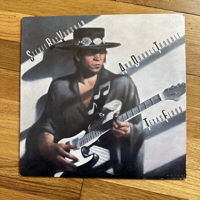 Stevie Ray Vaughan Texas Flood LP 1983 1st Pressing Epic BFE