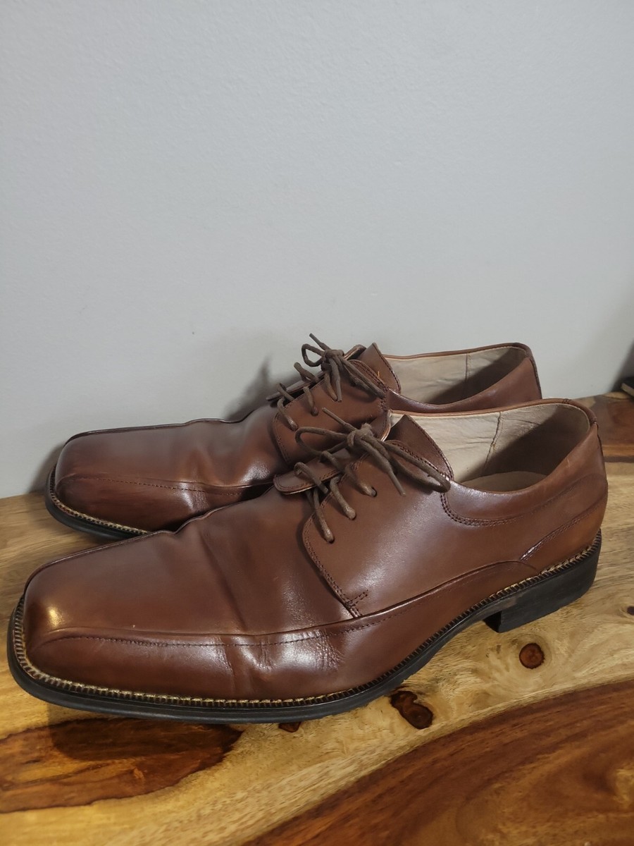 Florsheim Mens Brown LaceUp Leather Oxford Dress Shoes Size  display picture 1