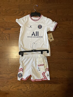 Jordan Paris Saint PSG Soccer Jersey Shorts Socks Kit SZ Youth XL