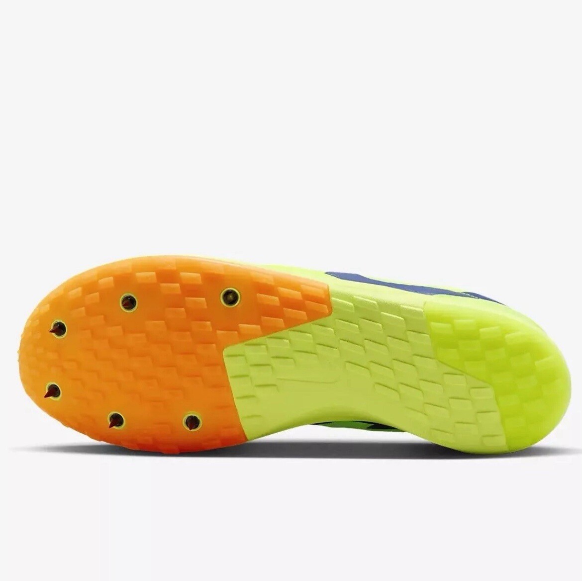 Nike Rival XC 6 Cross-Country Spikes Volt/Total Orange Size  display picture 2