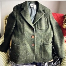Dkny Vintage Blazer Green Tweed