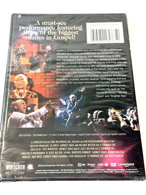 Hopeville DVD 2007 Gospel Kirk Franklin & Donnie McClurkin Yolanda