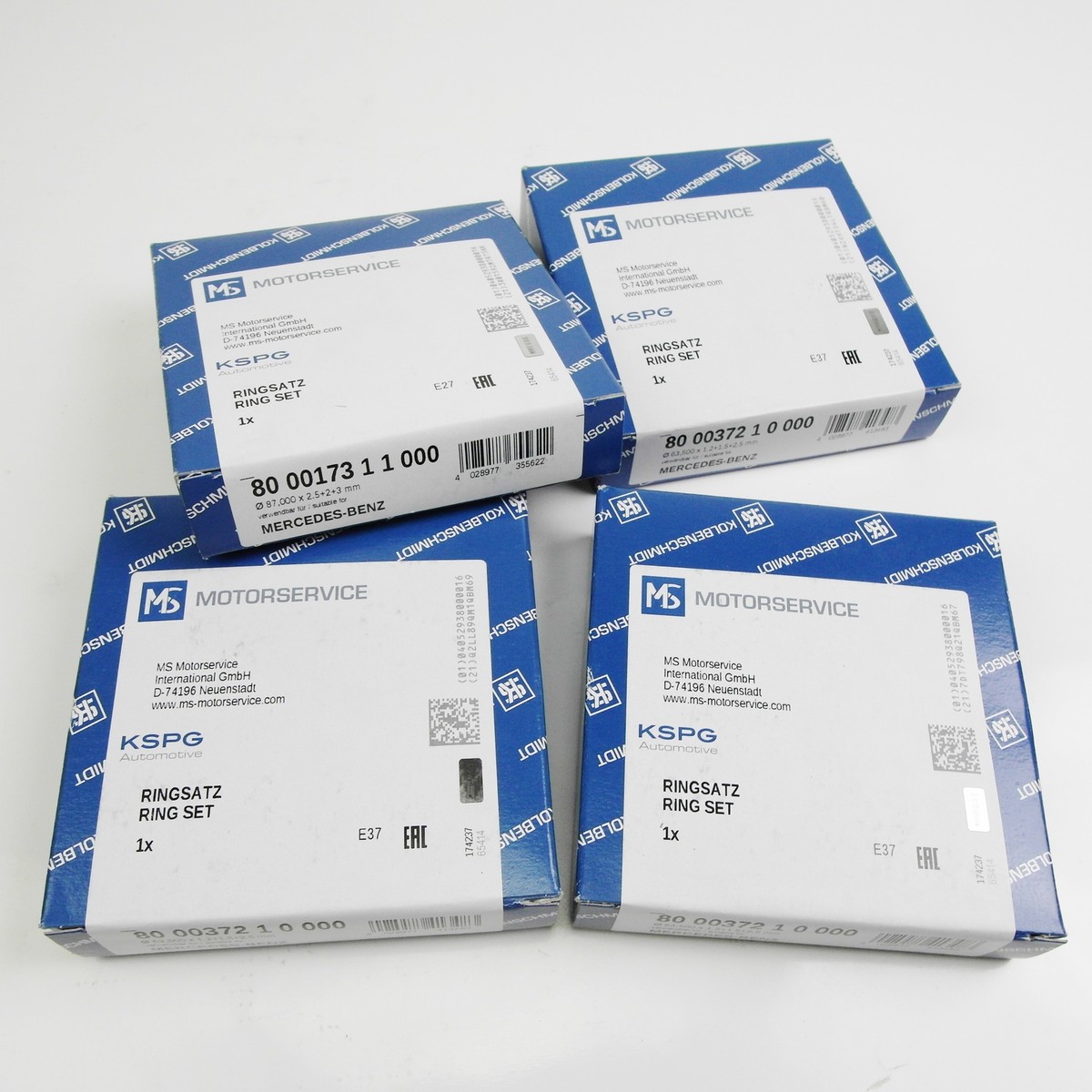 4x Kolbenringe Kolbenschmidt KS Mercedes Benz 2,0l Diesel OM601.911  OM601.913 | eBay.de