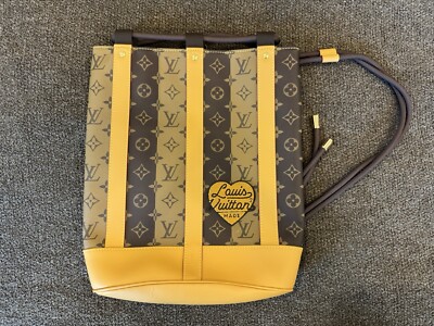 Louis Vuitton Randonee Messenger Backpack Brown Leather