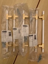 Amerock BP778160BGLWHT Urbanite 6-5/16" Ctr à Ctr 160mm Armoire Tire Or/Blanc