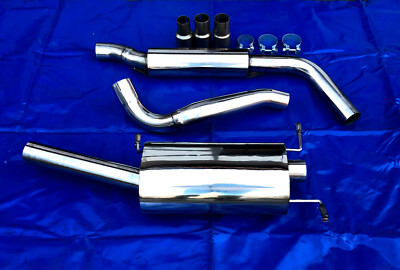 Gruppe Gr A VW Golf 1 Cabrio Edelstahl Auspuffanlage Sportauspuff EG Nummer 1x70