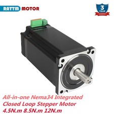 Nema 34 4.5N.m 8.5N.m 12N.m Integrated Closed Loop Stepper Motor 1000 line φ14mm