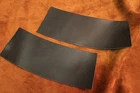 1 pair of leather muscle warmers, leather cuffs for further processing, larp,