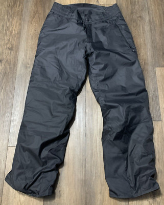Decathlon Water Repellant Hiking Pants Men's L Black Insulated Snow Ski Gorpcore