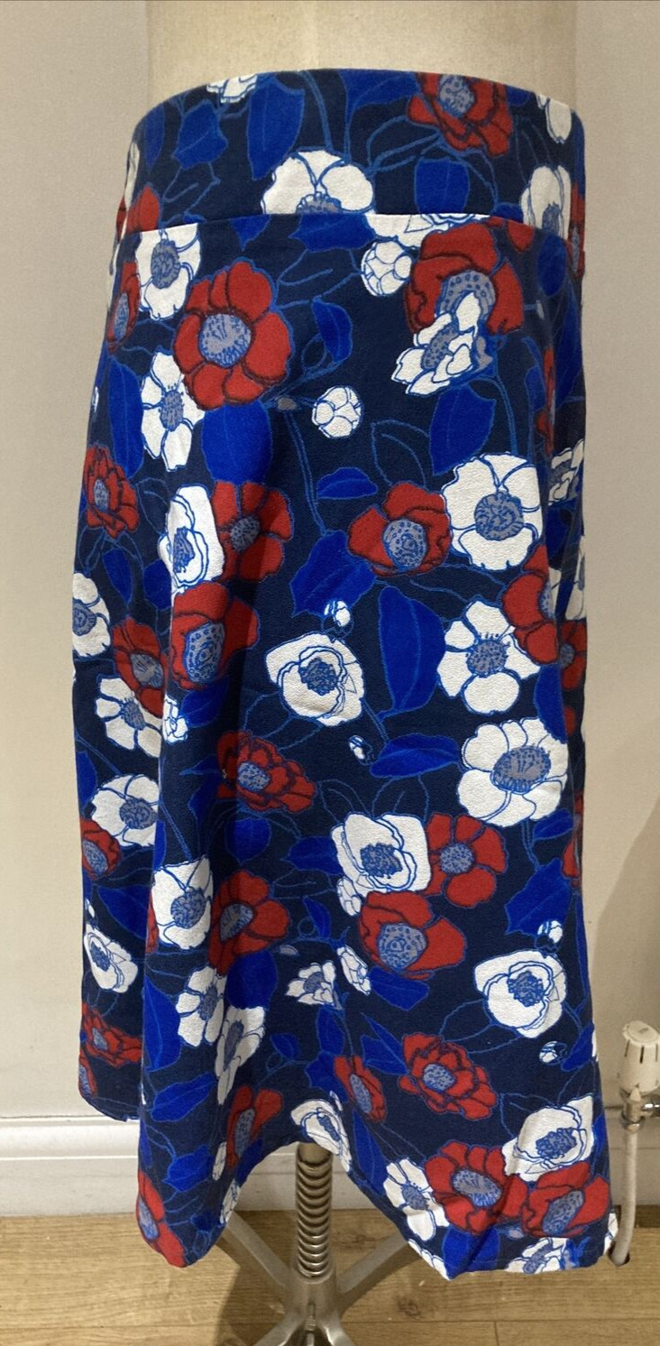 Seasalt  Camelia Night Cotton Crepe "Morish's Beach Skirt", Size 10 UK, BNWT 5