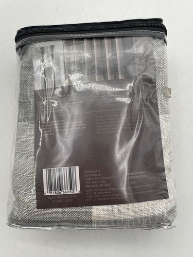 Allen + Roth 95’ (Grey) Rod Pocket/Back Tab Panel- New - Picture 6 of 6