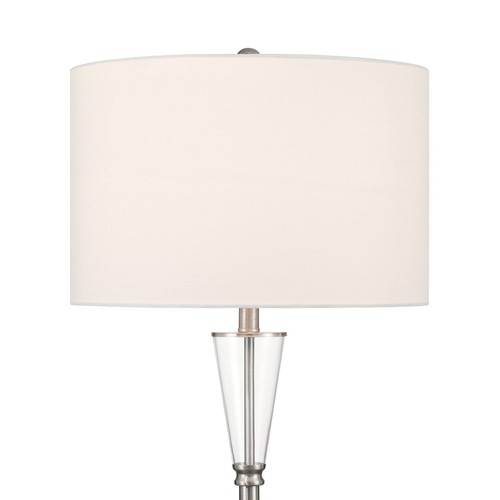 360 Lighting Shasta 62 1/2" High Glass and Brushed Nickel Floor Lamp - Picture 3 of 8