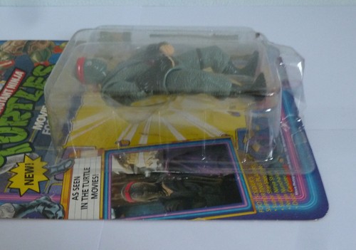 1992 TMNT Teenage Mutant Ninja Turtles figure Movie Star Foot Soldier - MOSC - Picture 4 of 8