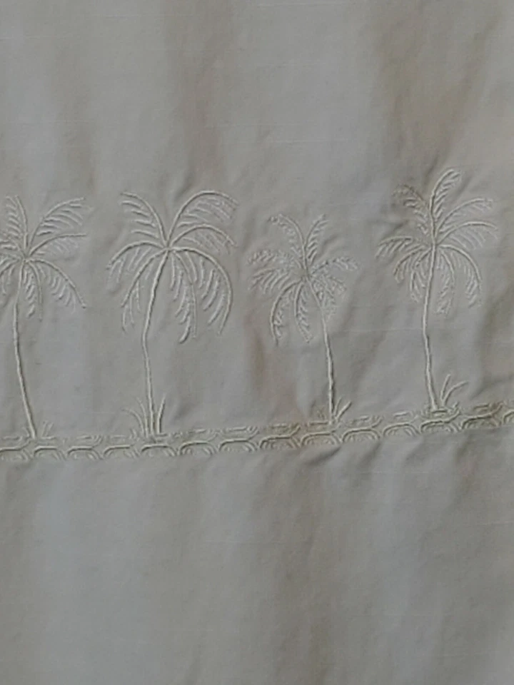 CAMISA DE RAYÓN HAWAIANO BORDADA S/S AMARILLA EDICIÓN QUIKSILVER PARA HOMBRE - XL -  Foto 4 de 4