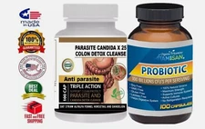 Remove Parasite - ANTI PARASITE COMPLEX & CANDIDA AWAY Body Cleanse kit