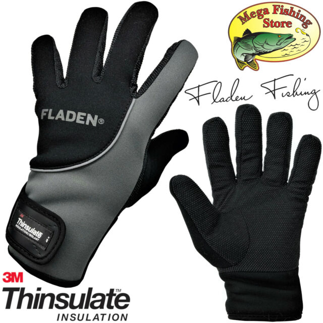 FLADEN Neopren Handschuhe mit Thinsulate Fleece - Outdoor Jagd Angler Handschuh