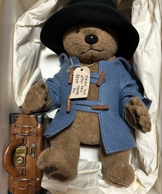 R JOHN WRIGHT PUPPEN PADDINGTON BEAR LIMITED EDITION 2500 SAMMLERSTÜCK GUT UN...