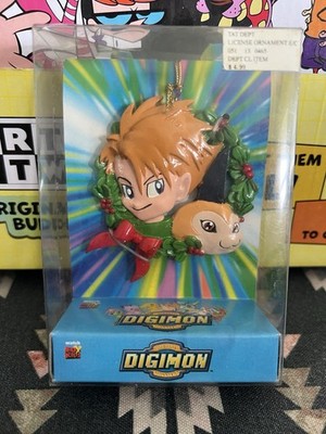DIGIMON MATT TSUNOMON RAUCH INDUSTRIES FOX KIDS VINTAGE CHRISTMAS ORNAMENT 1999