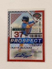 2024 Panini Prospect Edition Travis Bazzana Auto #5 Red Power #/99 Guardians