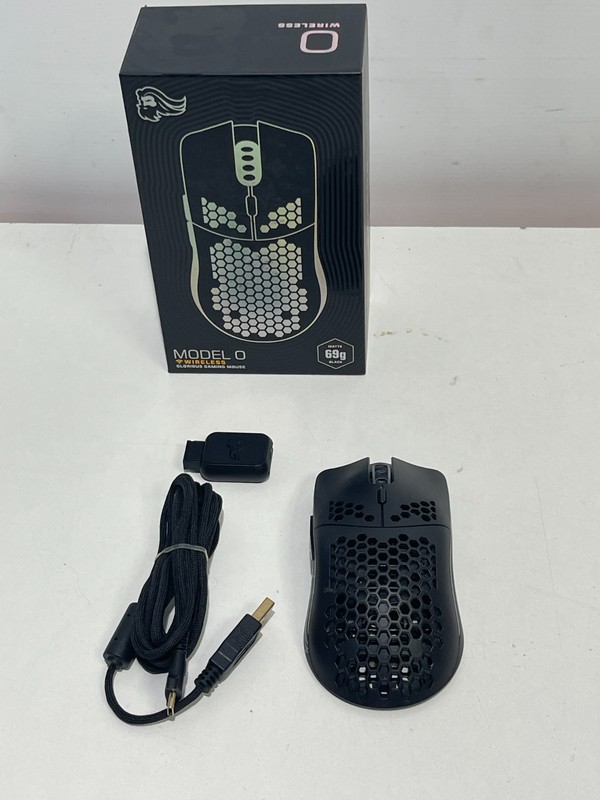 Glorious Model O Wireless Gaming Mouse Matte Black 69g RGB Ex Display (BN1)