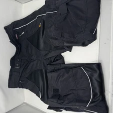 Olympia Men's Moto Sports Riding Pants Black Reflective, Cordura, Size 36 Used