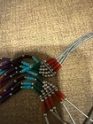 Vintage Signed Sunbird Sterling Silver Multi-Strand Liquid Silver Inlay Necklace — photo 7