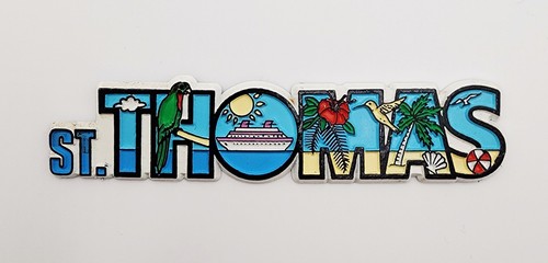 St Thomas Rubber Fridge Magnet