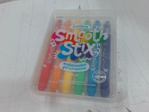NewMissingBox - Ooly Smooth Stix Watercolor Gel Crayons, Set of 7, Assorted