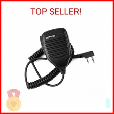 Retevis Walkie Talkie Shoulder Speaker Mic, Compatible with RT22 RT21 RT68 RT27 