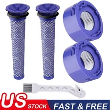 2 Pre Filter + 2 HEPA Post-Filter for Dyson V8 V7 Animal Absolute Cordless