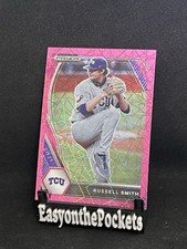 2021 Panini Prizm Draft Picks Pink Prizm Russell Smith (RC) #PDP51 Brewers