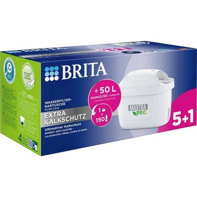 6er Multipack Brita Maxtra Pro Extra 5+1 122225 Wasserfilter Weiß