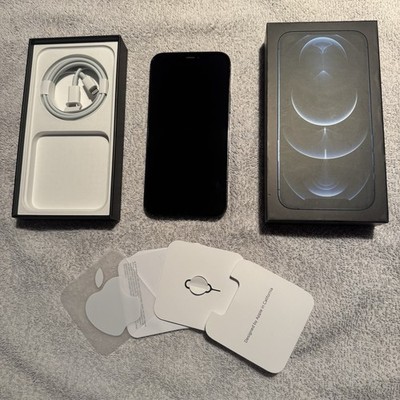 Apple iPhone 12 Pro 256GB Pacific Blue OVP, Ladekabel, Zubehörpaket, 73% Akku