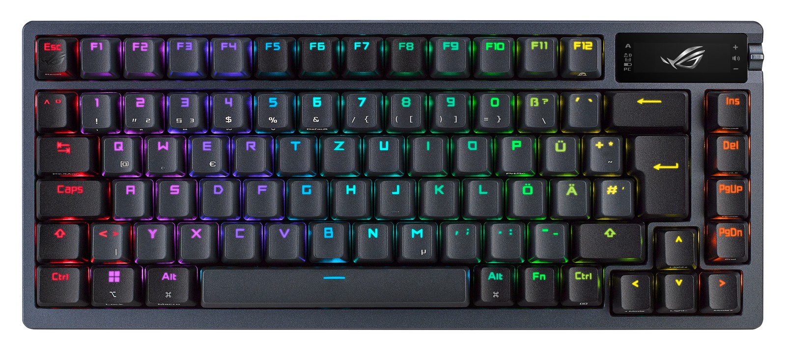 ASUS ROG Azoth keyboard Gaming USB + RF Wireless + Bluetooth QWERTY US English