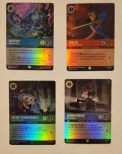 Lorcana Whispers In The Well Epic Webby Vanderquack Minnie Mouse Mulan Kristoff