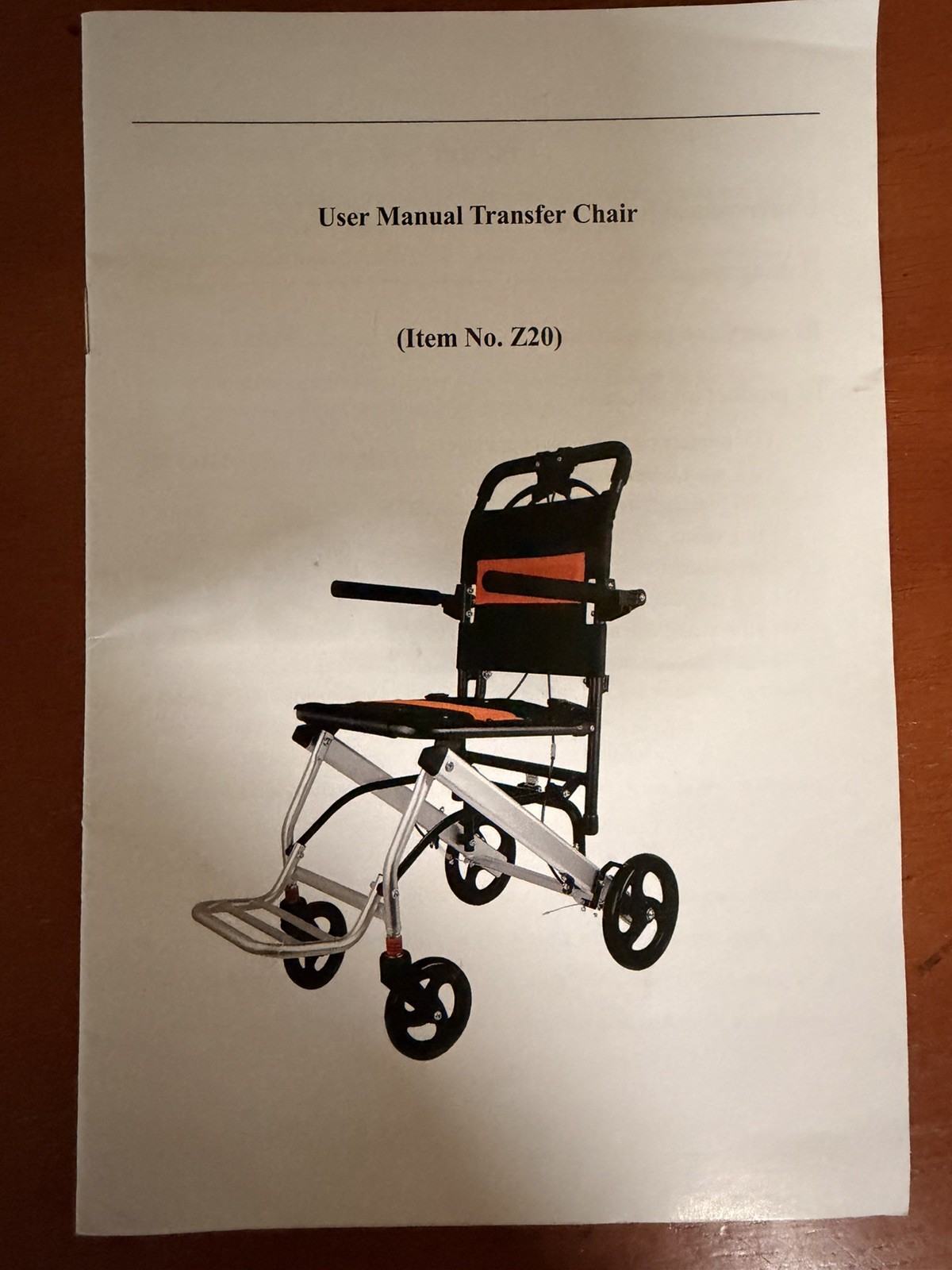 Upgraded Transport Wheelchair, Telescopic Handle, Inflatable Seat, light weight 