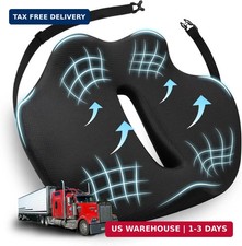 X-Large Truck Seat Cushion for Truck Drivers, Memory Foam Support