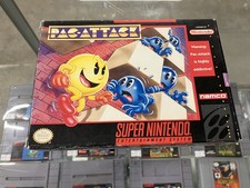 Pac-Attack (Super Nintendo SNES, 1993) CIB Complete! Cleaned & TESTED! **VGC**