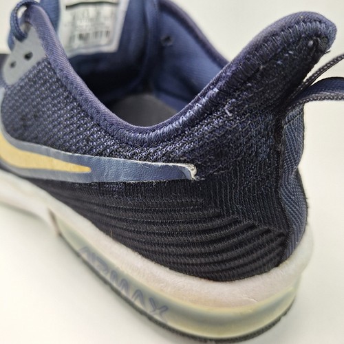 Nike Air Max Sequent 4 Black (Blue) Gold White Shoes AO4486-003 Women's Size 8 - Picture 14 of 14