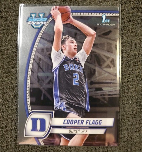 Cooper Flagg RC 2024 25 Bowman Chrome University Basketball Duke University