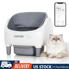 Self Cleaning Litter Box, Open-Top Automatic Cat Litter Box with APP Control