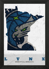 Minnesota Lynx Minneapoli Framed Wall Art Poster Canvas Print Picture