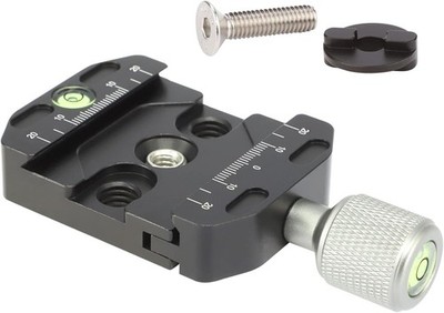 Replace Adapter with Arca-Swiss Compatible Quick Release Clamp for Manfrotto