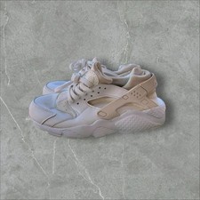 Nike Air Huarache Shoes Kids Size 6.5Y White Triple White 654275-110 Sneakers