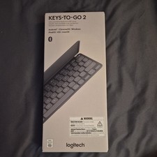 LOGITECH KEYS-TO-GO 2 ULTRA-PORTABLE KEYBOARD WITH COVER 920-012867 New 