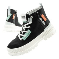 Palladium Pallashock Backzip 2 Damenschuhe Schwarz [94469-008-M]